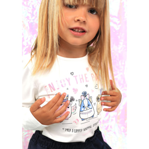 Conguitos - T-shirt casual a maniche corte stampata