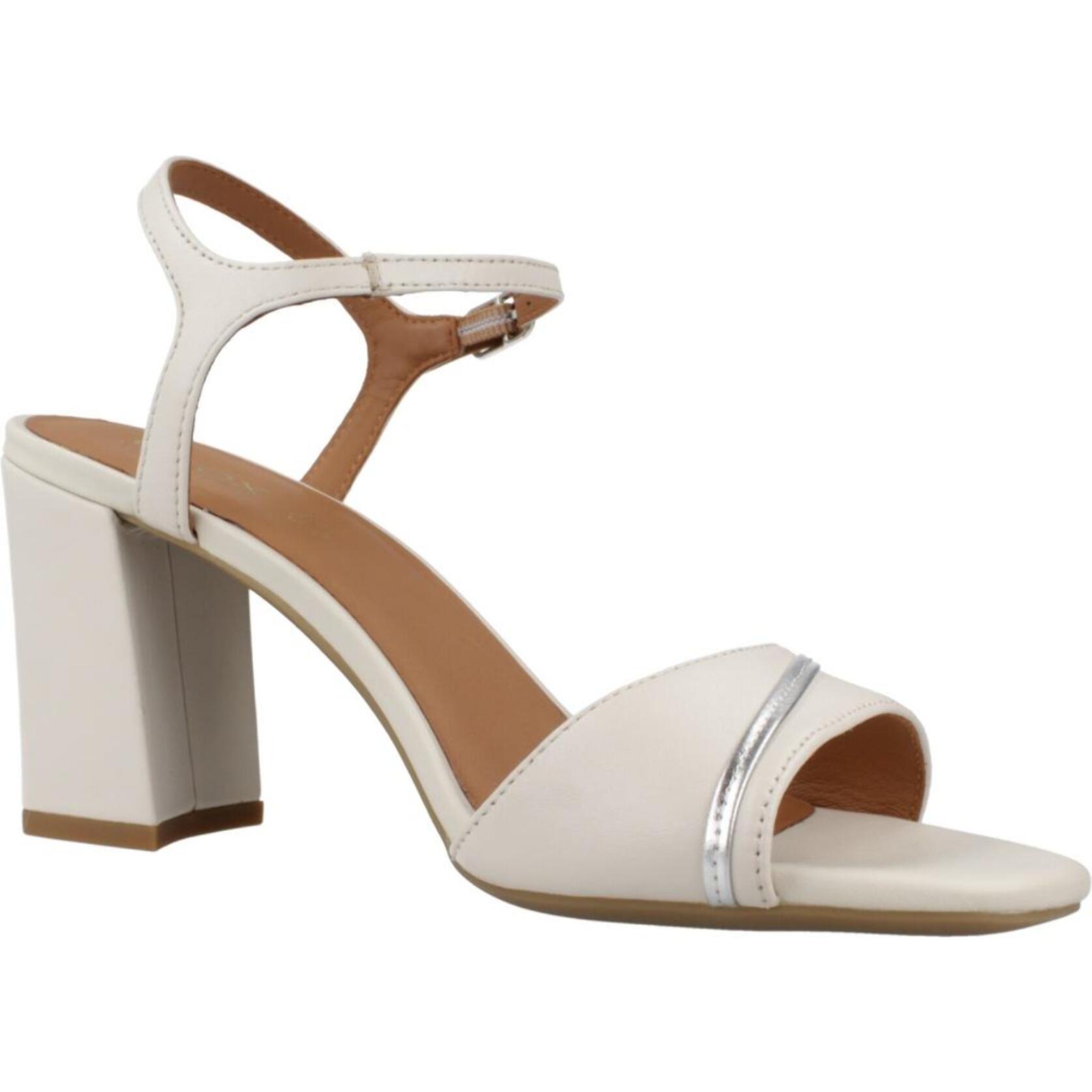 Sandalias de fiesta Mujer de la marca GEOX  modelo D NEW ERAKLIA 80 BLANCO