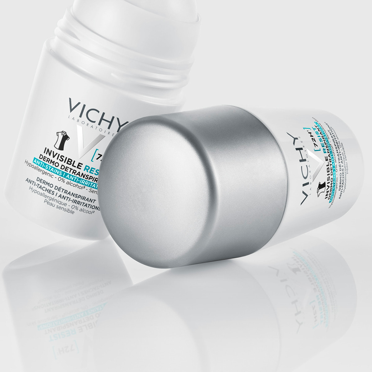 Vichy Dermo-détranspirant Invisible Protect 72h anti-taches anti-irritations 50ml