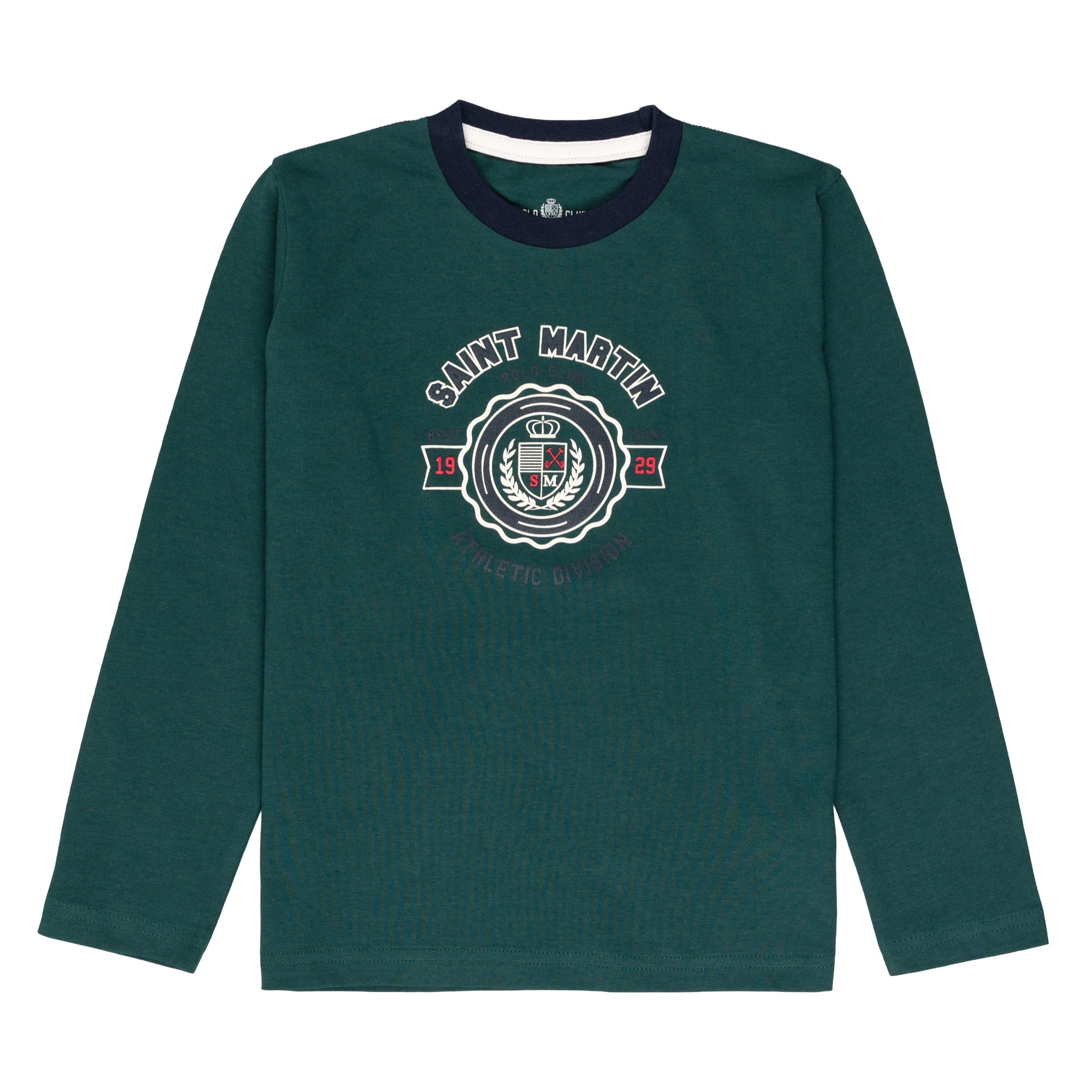 T-shirt maniche lunghe con stampa logo