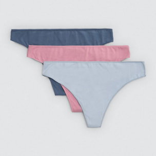 Confezione da 4 slip basico in cotone