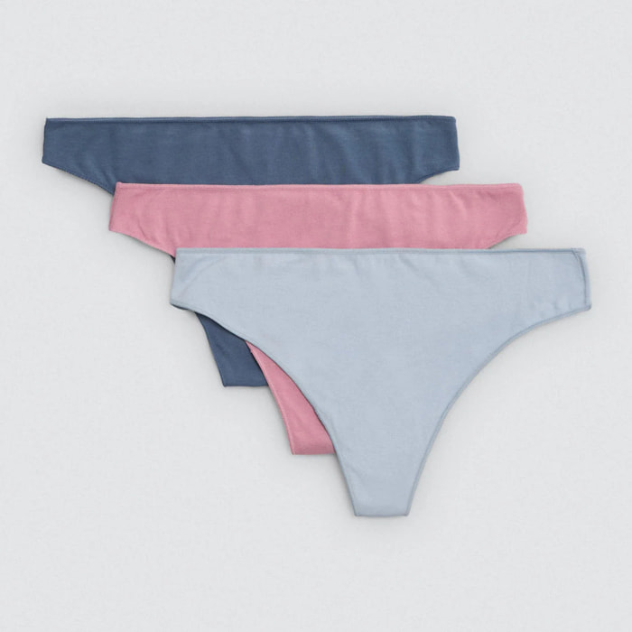 Confezione da 4 slip basico in cotone