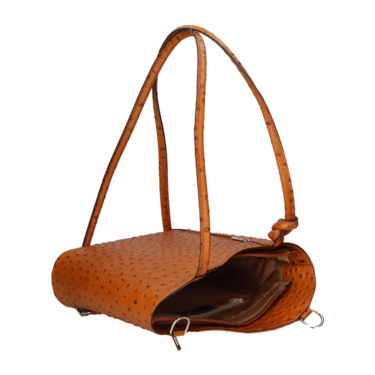Zaino da donna in vera pelle - Modello Charlotte - 28.0 x 25.0 x 9.0 cm