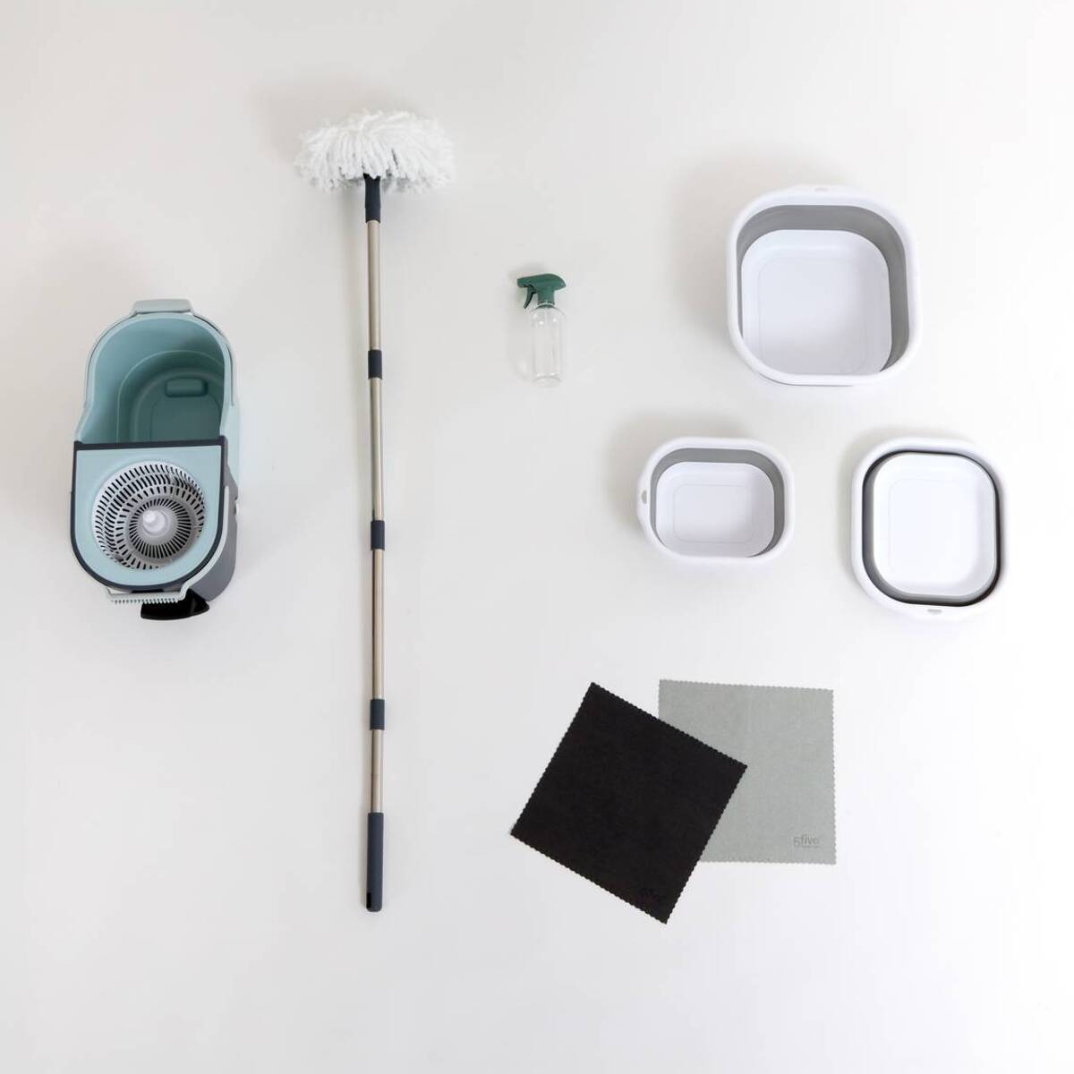 Distributeur Spray de Savon Transparent H21 cm