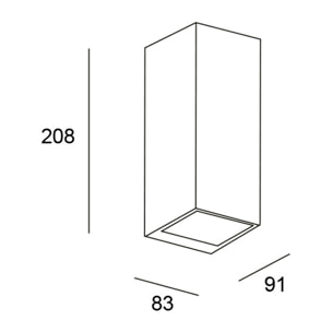 LEDS C4 Aplique IP65 Afrodita GU10 GU10 16 Blanco 81lm