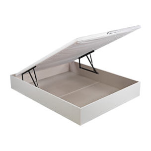 Canapé Abatible 32CM | ENVÍO, MONTAJE Y RECOGIDA ANTIGUO INCLUIDO | Madera | Color Blanco | Gran capacidad | ROYAL SLEEP