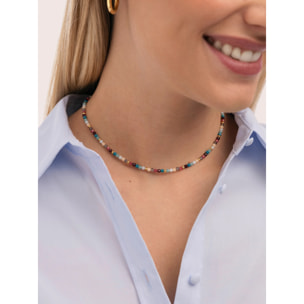 Collar Altea Bruma Acero Baño Oro