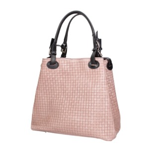 Borsa Shopper da donna In Vera pelle Made in Italy 32x29x17 cm