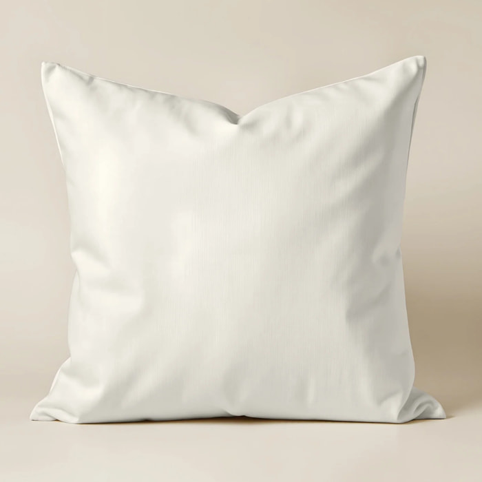 Housse de coussin Uni Naturel 102 - 100% coton - Naturel - 50x50 cm