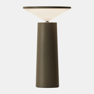 LEDS C4 Sobremesa COCKTAIL LED 3.5 Blanco cálido - 2700K TOUCH DIMMING Gris oliva 154lm