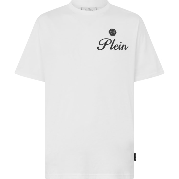 PHILIPP PLEIN Camiseta de cuello redondo y manga corta SIGNATURE