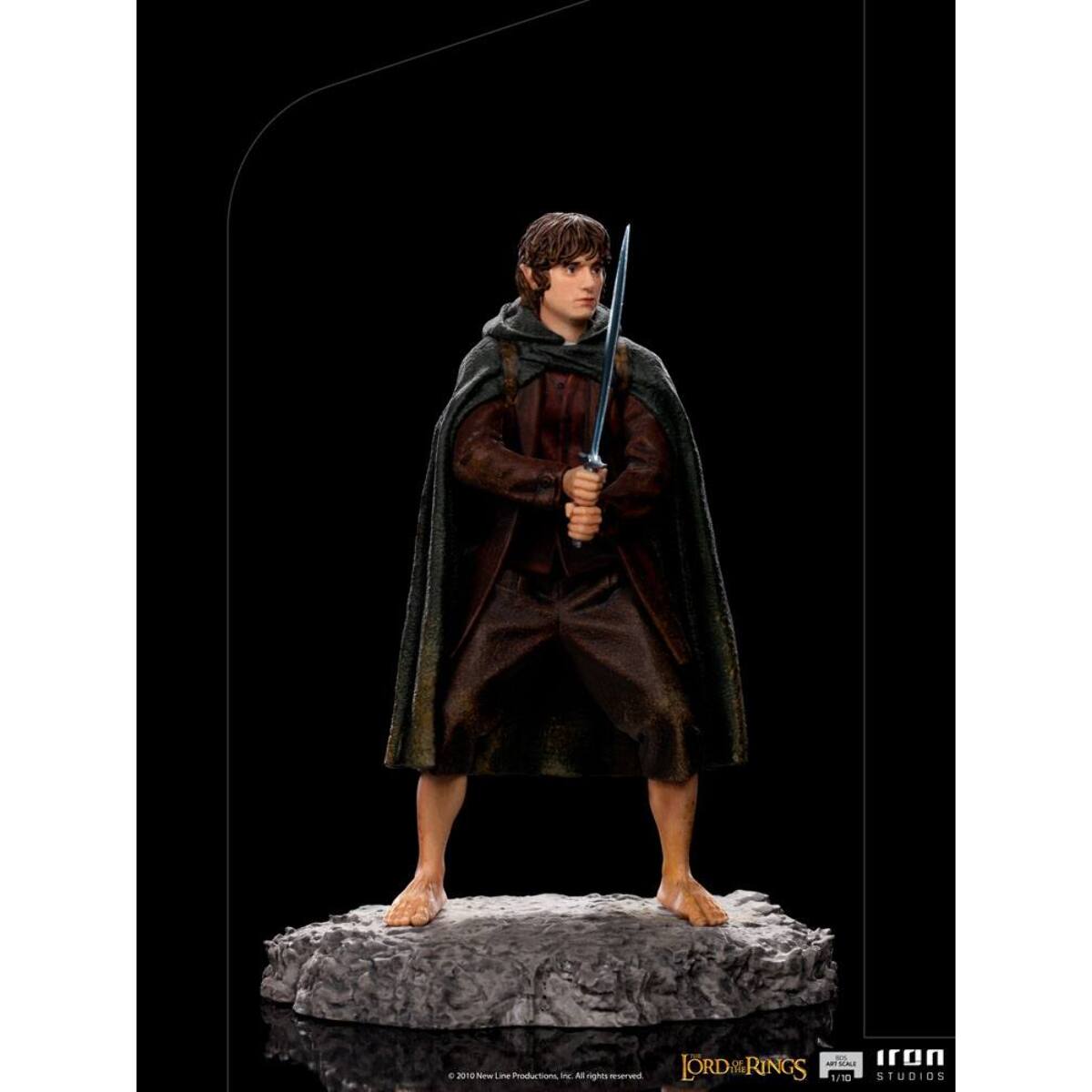 Il Signore Degli Anelli Bds Art Scale Statua 1/10 Frodo 12 Cm Iron Studios