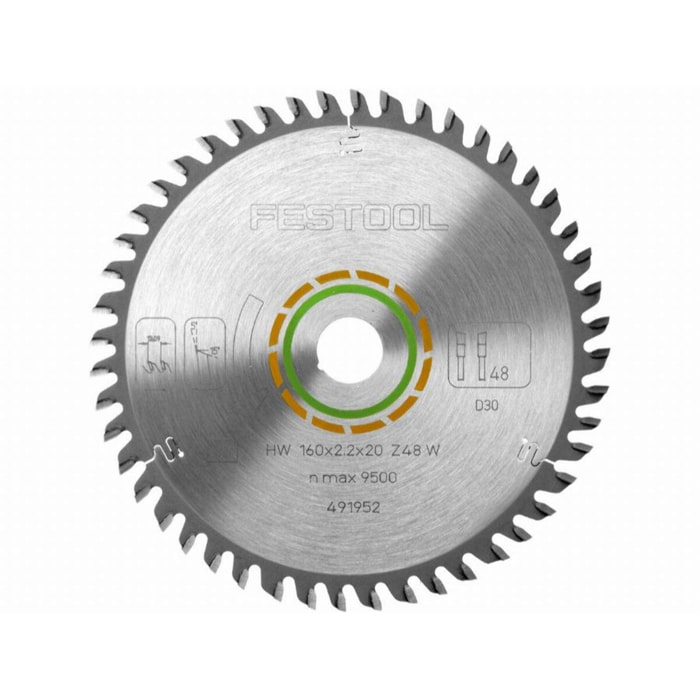 Lame de scie circulaire bois - Ø160 mm - 48 dents - FESTOOL - 491952