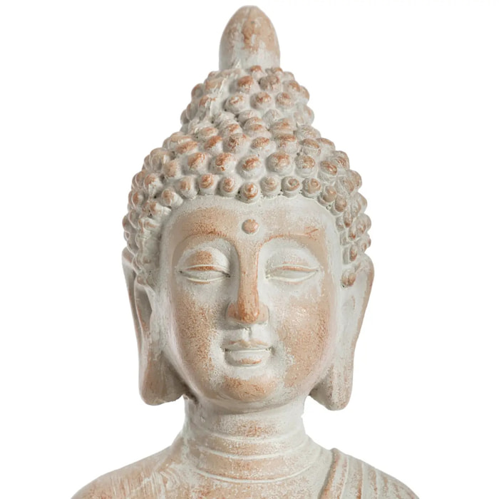 Statuette "Bouddha" à genoux - résine H43 cm