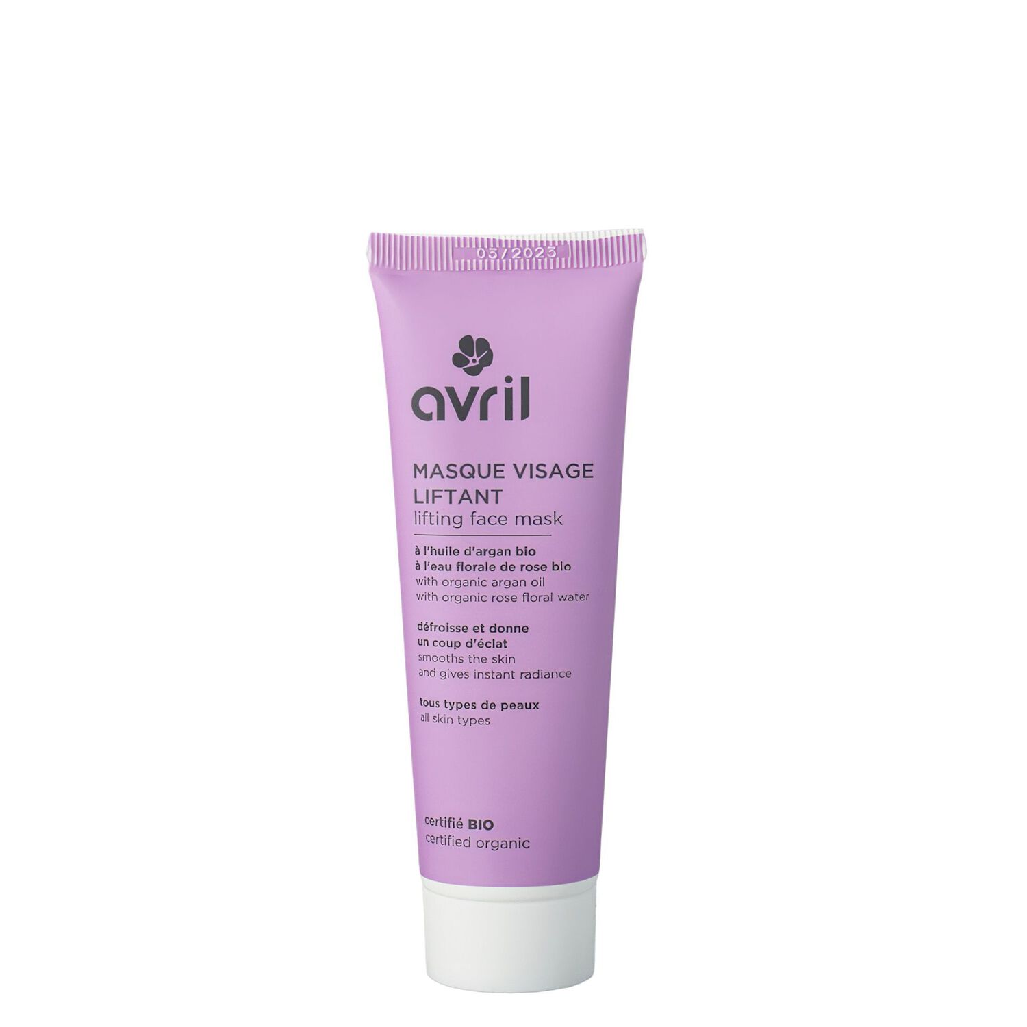 Masque visage liftant - Certifié bio 50ml