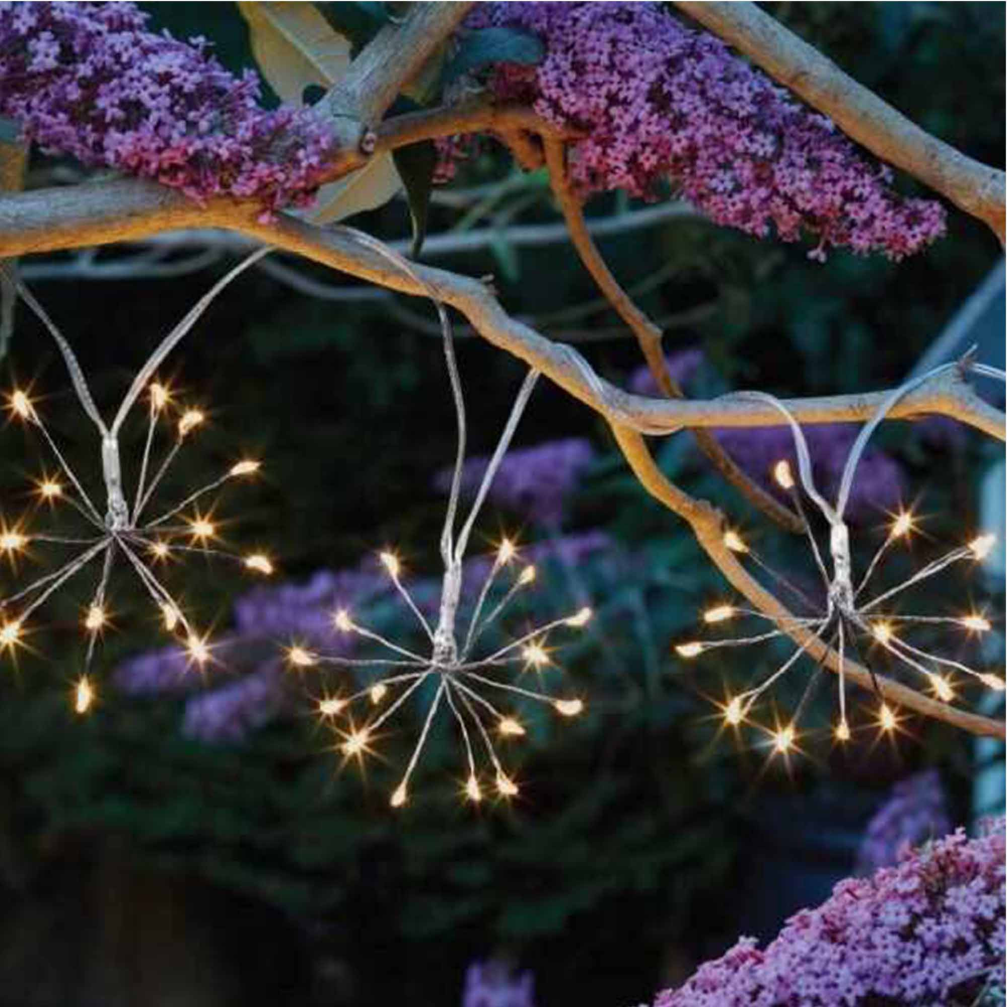 Guirlande solaire micro led FIREWORKS STRING LIGHT 4.2M