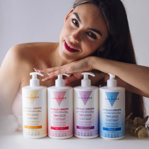 Valquer Hyaludrops Loción Corporal Fresa y Karité – Hidratación 72H - 700 ml