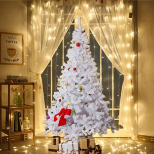 Elegante Arból de navidad Blanco 210 cm