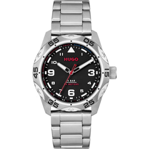 Reloj Hugo 1530332 Hombre Analogico Cuarzo con Correa de Acero inoxidable