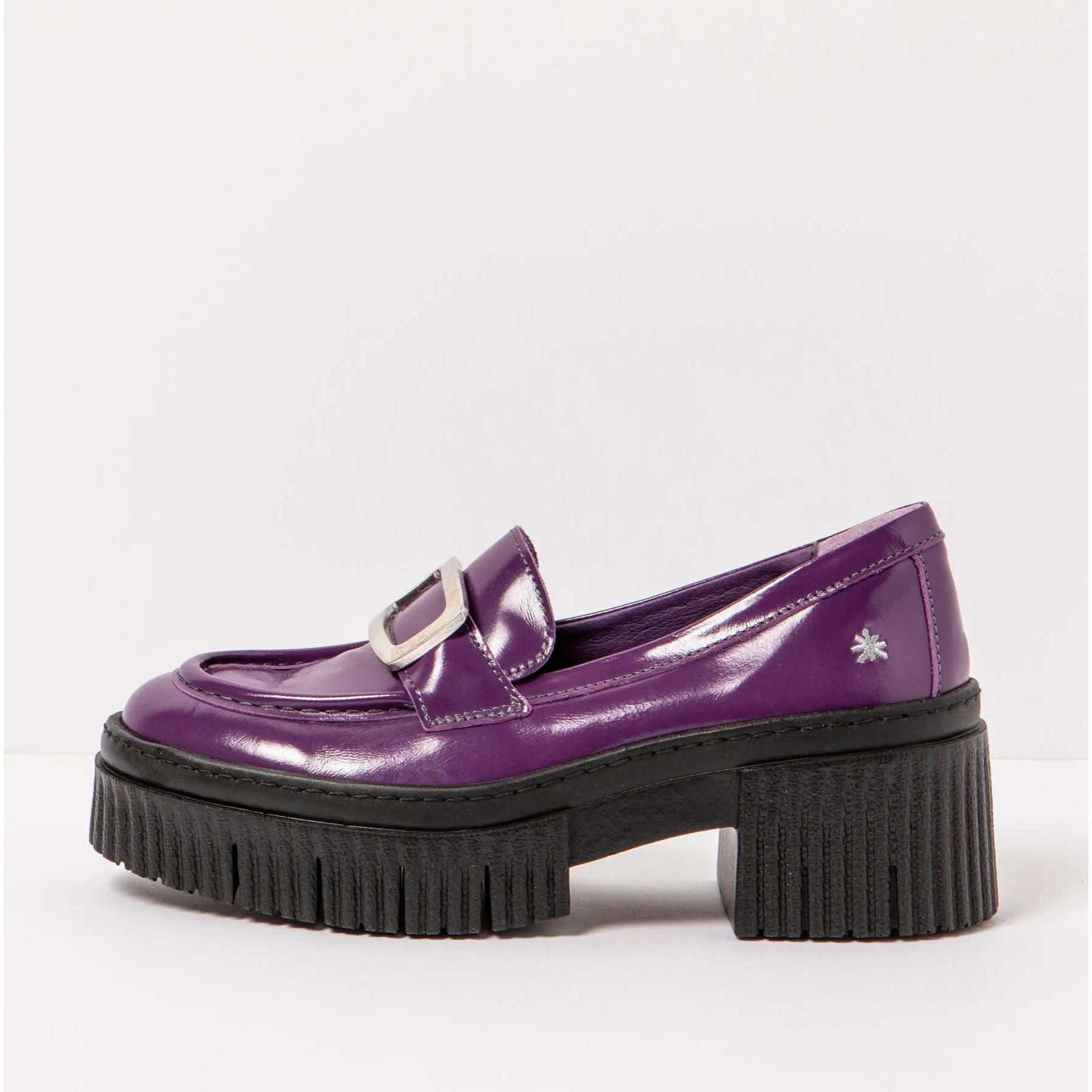 Zapatos con tacón 1372 NAPPA SHINNY PURPLE/YORK color Purple