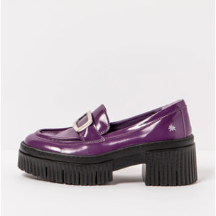 Zapatos con tacón 1372 NAPPA SHINNY PURPLE/YORK color Purple