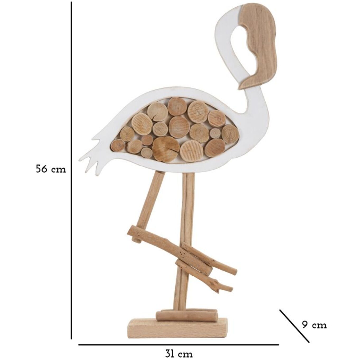 FLAMINGO NATURE CM 31X9X56