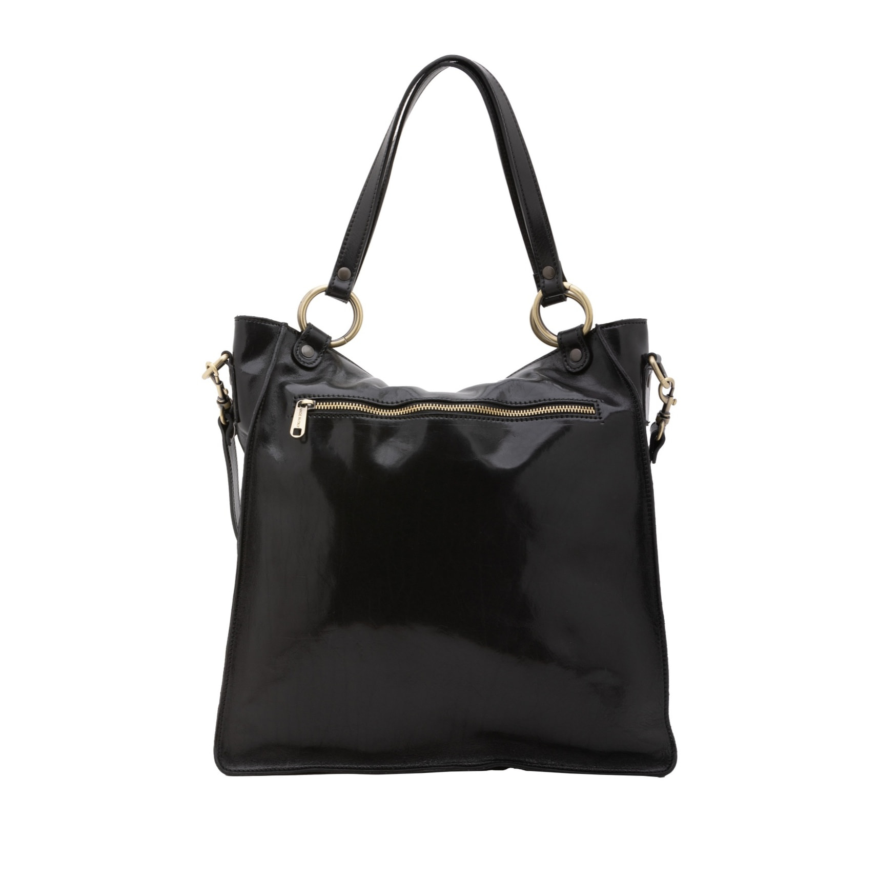 Borsa a spalla da donna - Modello False - Vera pelle - 38.0 x 37.0 x 10.0 cm