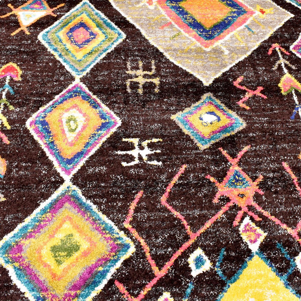 Tapis berbère tissé motif ethnic DISE