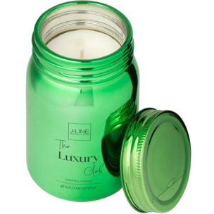 J-Line bougie parfumée Bocal -  Green Cucumber - verre - vert - 69H