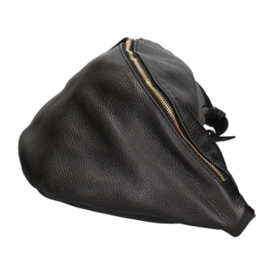 Borsa a tracolla da donna Made in Italy - Modello Caelia Plus - 100% pelle - 47.0 x 28.0 x 2.0 cm