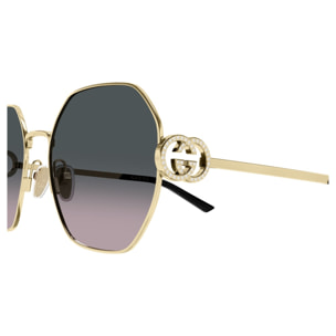 Gafas de Sol Gucci GG2046S-002 de Metal Mujer 58 mm
