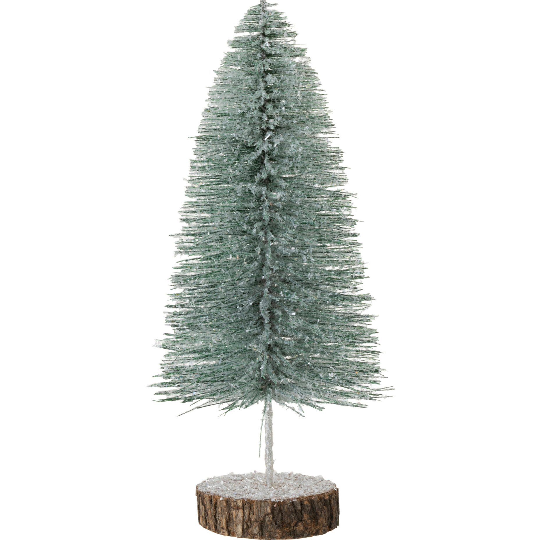 J-Line décoration Sapin De Noël Paillettes - plastique - vert clair - large