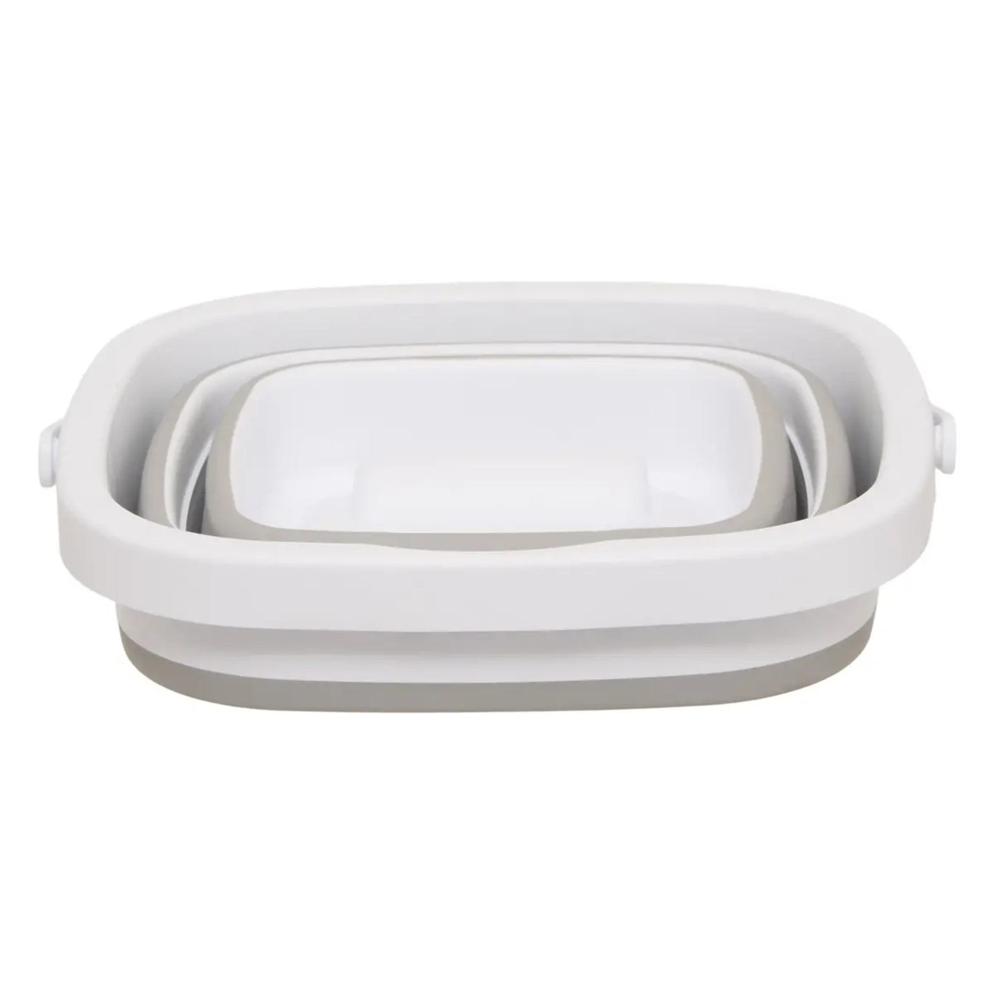 Seau "Retractable" 5L gris et blanc