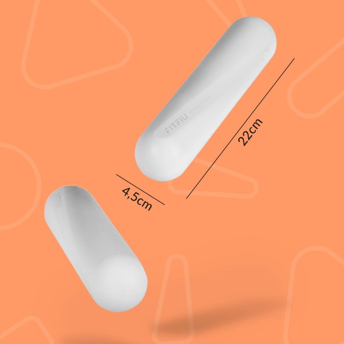 Mancuernas de 2kg para entrenamientos fitness FITFIU by Patry Jordan