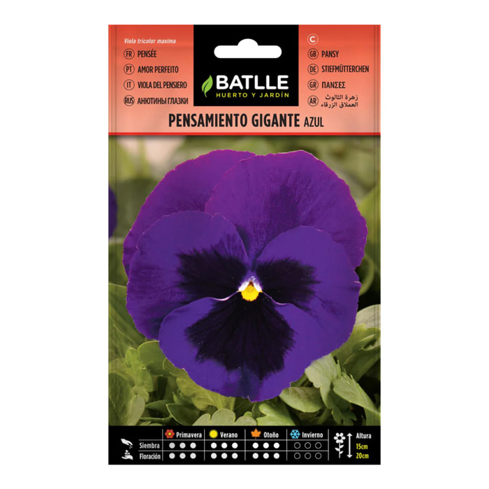 Semillas de Pensamiento gigante azul Batlle