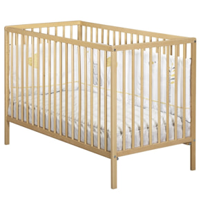 Lit bébé tout barreaux en bois