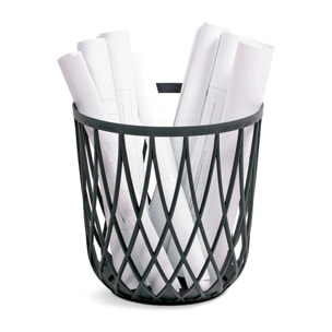 Cesta multifuncional 35l prosperplast uniqubo de plastico en color piedra gris 39 (largo) x 39 (ancho) x 40 (alto) cm