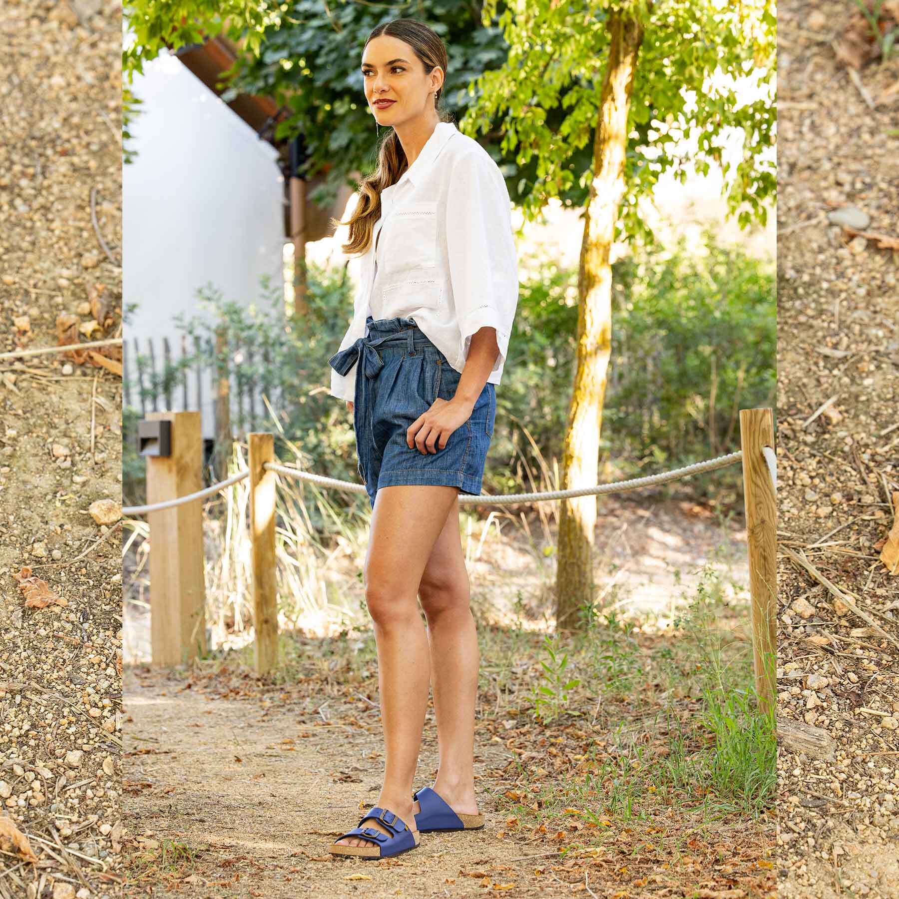 Sandalias NE50 VEGANO BLUE / WARAJI color Blue