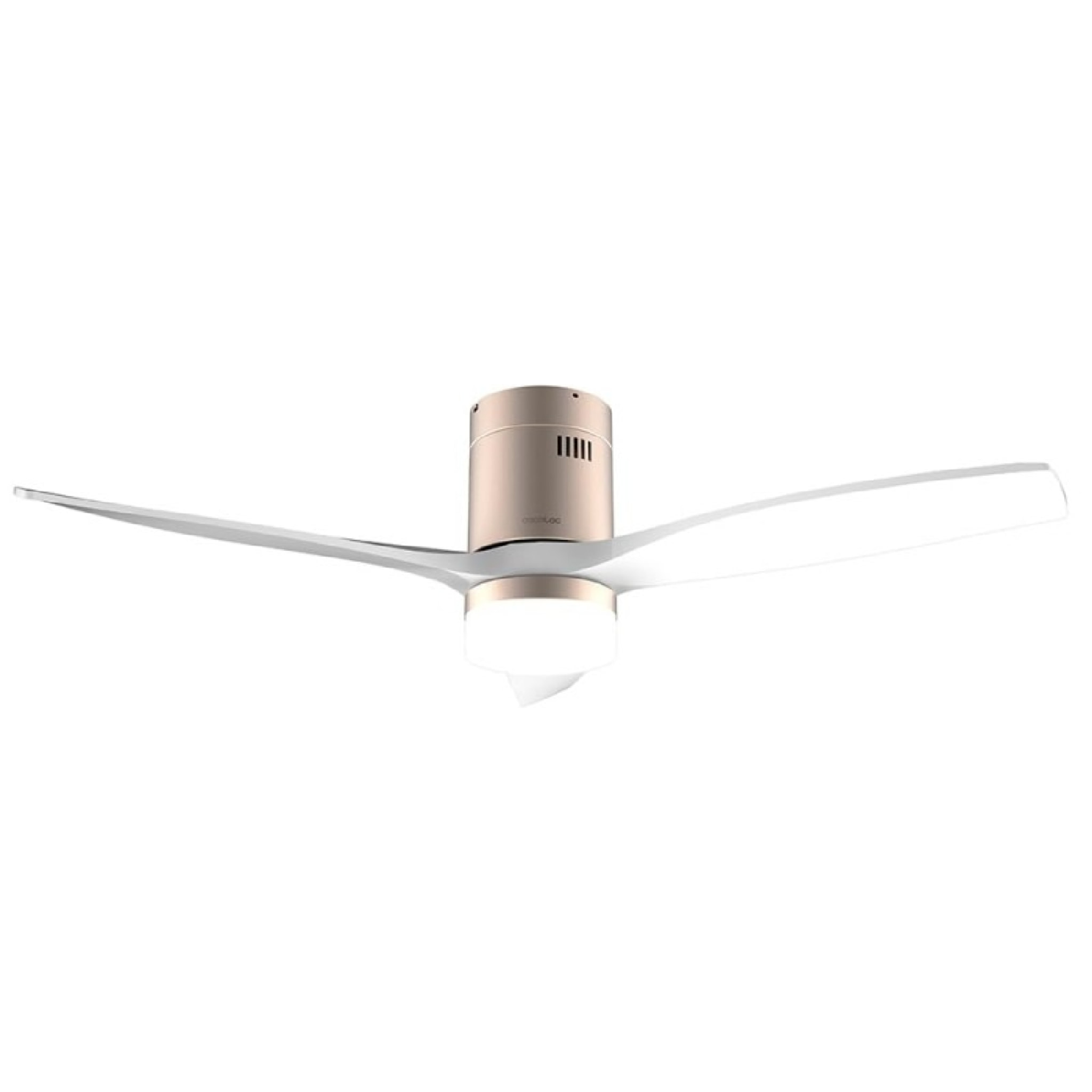 Cecotec Ventilatore da soffitto con luce EnergySilence Aero 5600 Aqua GoldWhiteW