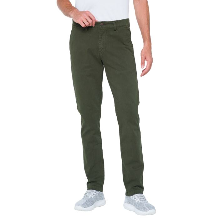 Pantalón Hot Buttered Tjapukai chino verde militar