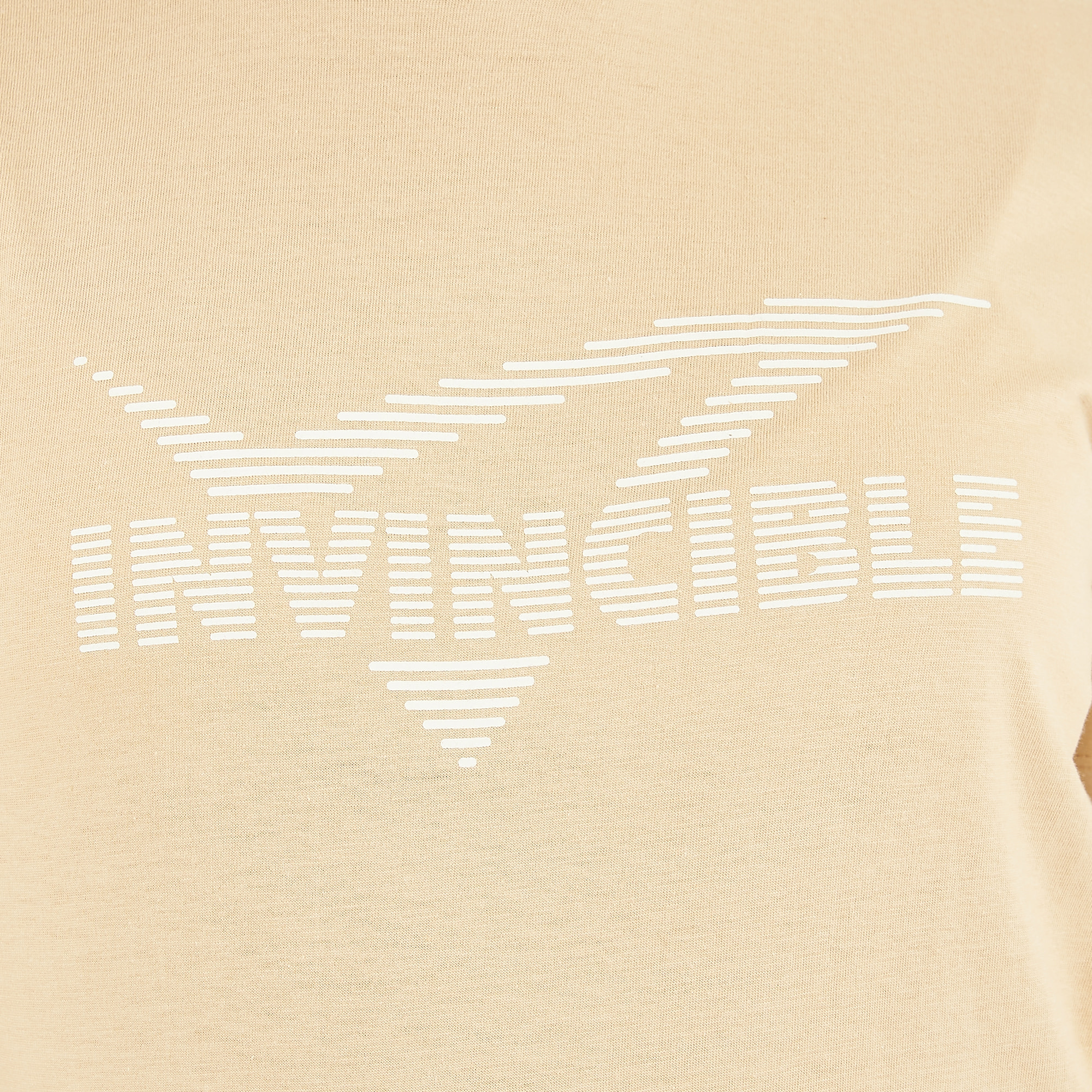 T-shirt in cotone INVINCIBLE donna beige