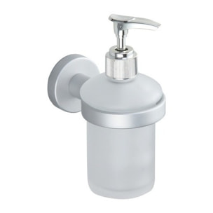 Distributeur de savon Alu LUGANO Transparent MSV