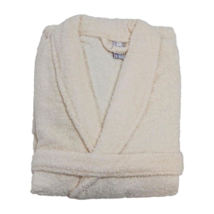 Peignoir de bain uni et coloré - Crème