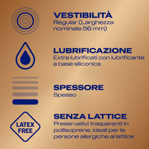 Preservativi Durex Real Feel con Forma Easy-On Senza Lattice - Confezione da 10 Profilattici