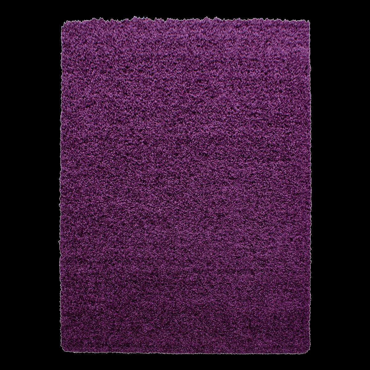 Tapis poils longs shaggy tissé motif uni GECO