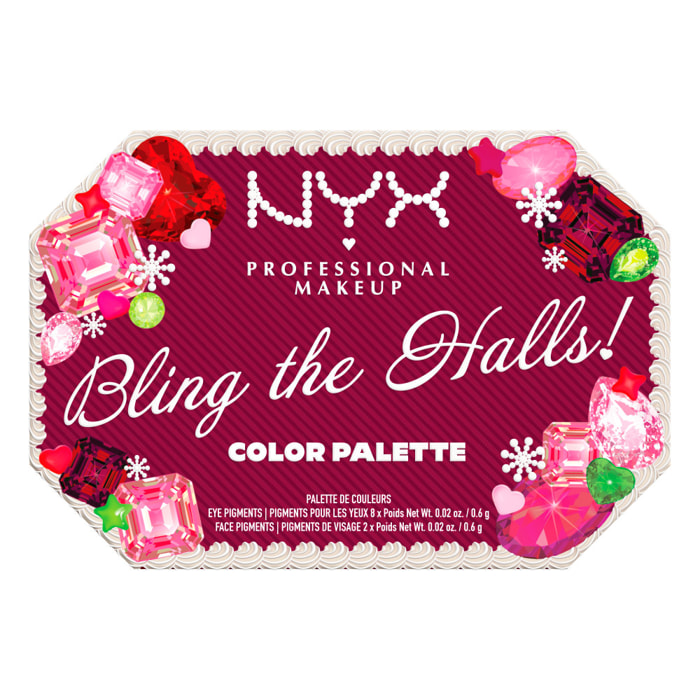NYX Professional Makeup Bling The Halls Palette Fards à Paupières
