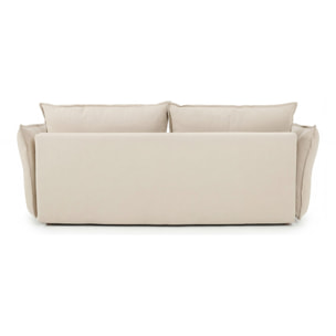 Canapé Tissu Droit Convertible Verduro - 3 Places