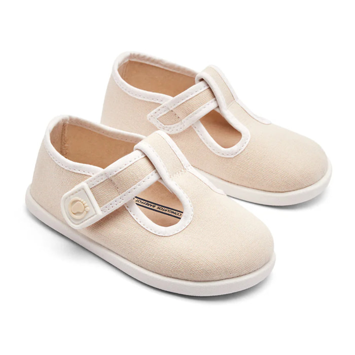 Pepitos Bebés Lona Correa Adhesiva Suela Antideslizante