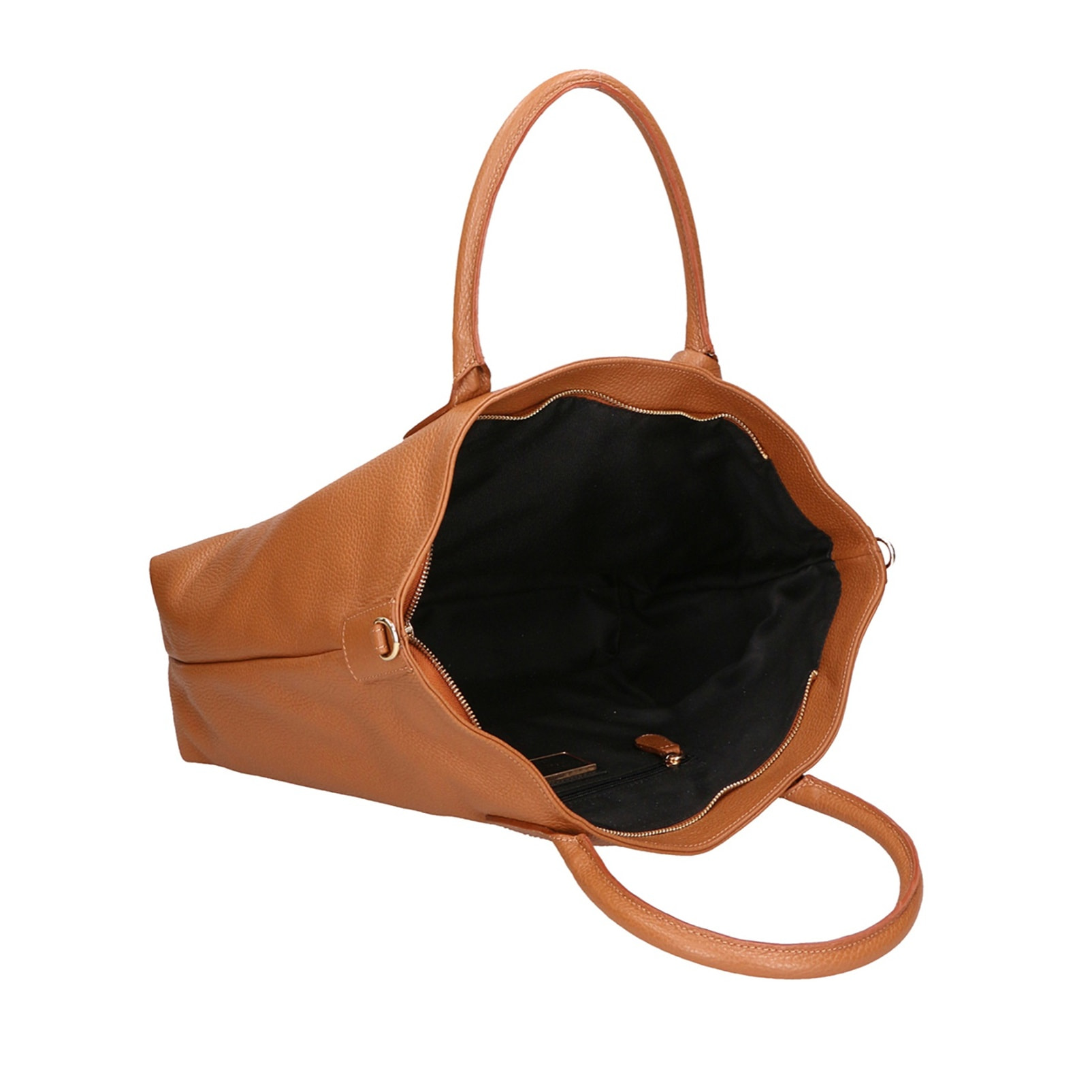 Borsa a mano da donna Made in Italy - Modello Wladimira - Vera pelle - 43.0 x 33.0 x 9.0 cm