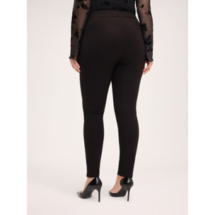 Fiorella Rubino - Pantaloni Leggings in Punto Milano - Nero